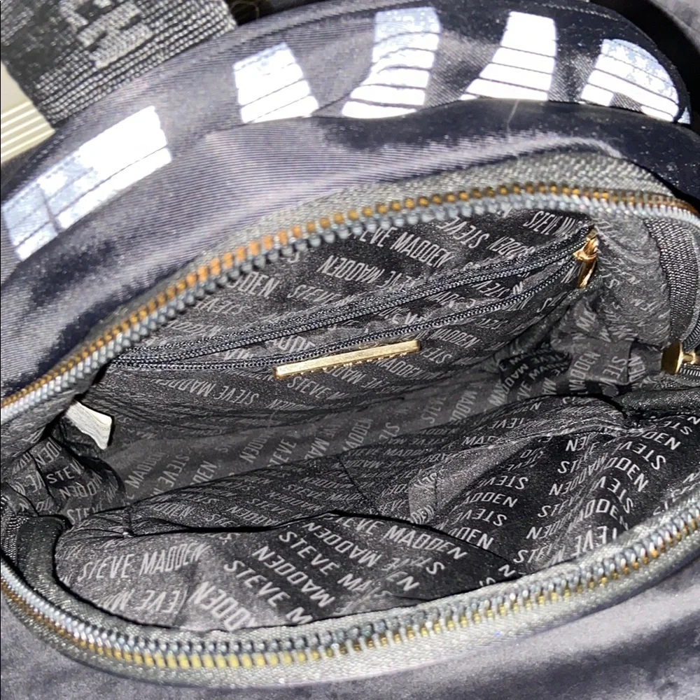 Steve Madden Mini Black Backpack Purse